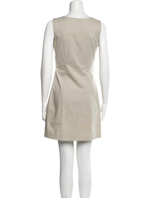 Theory Bateau Neckline Mini Dress