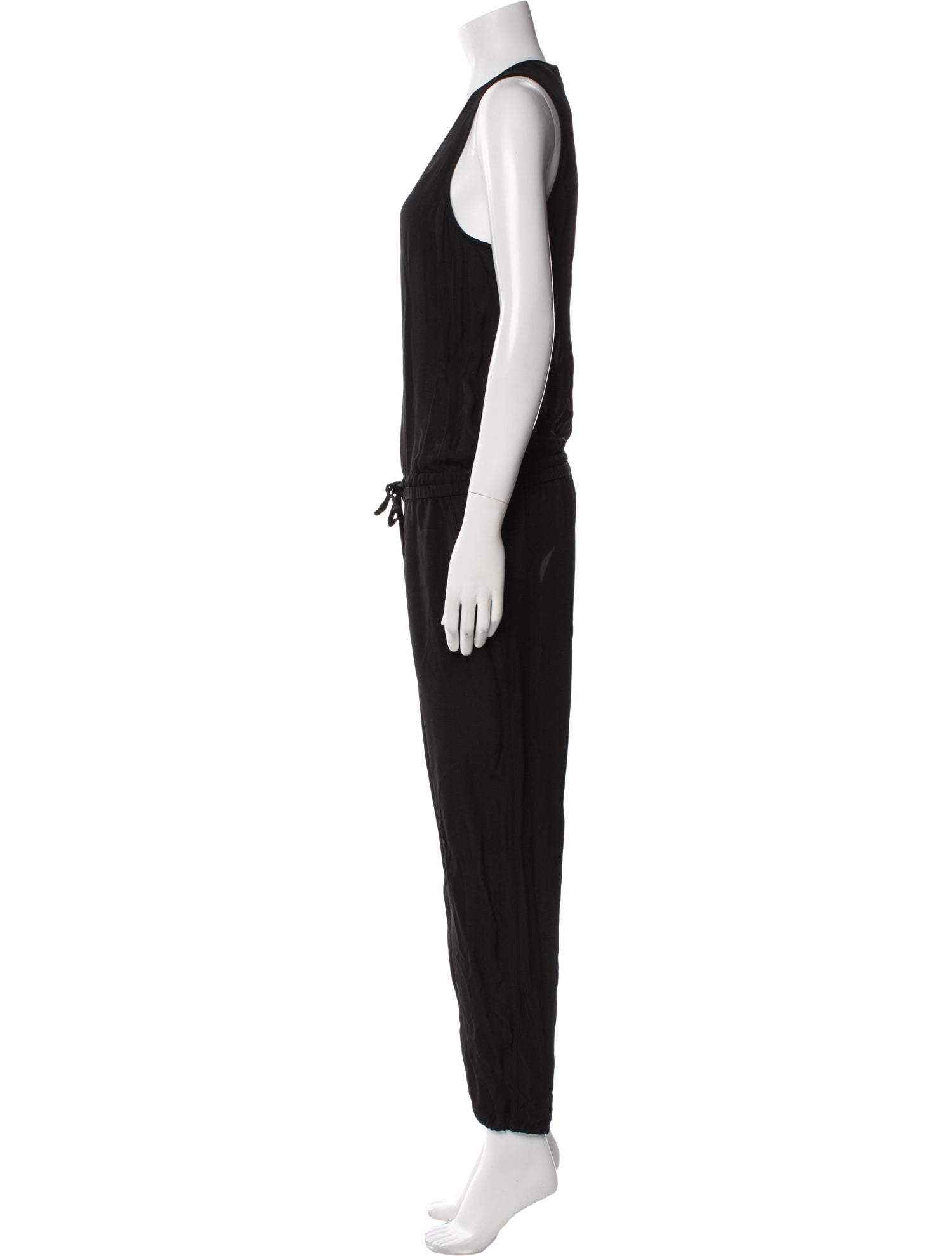 Theory Silk Scoop Neck Jumpsuit