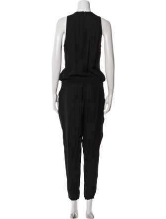 Theory Silk Scoop Neck Jumpsuit