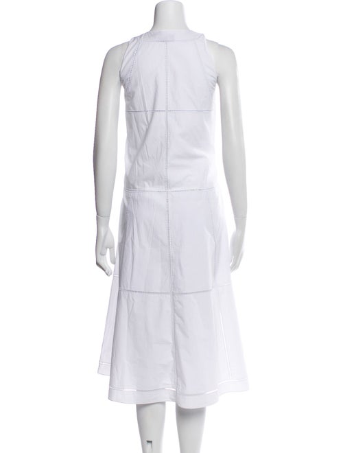 Theory V-Neck Midi Length Dress