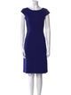 Theory Bateau Neckline Knee-Length Dress