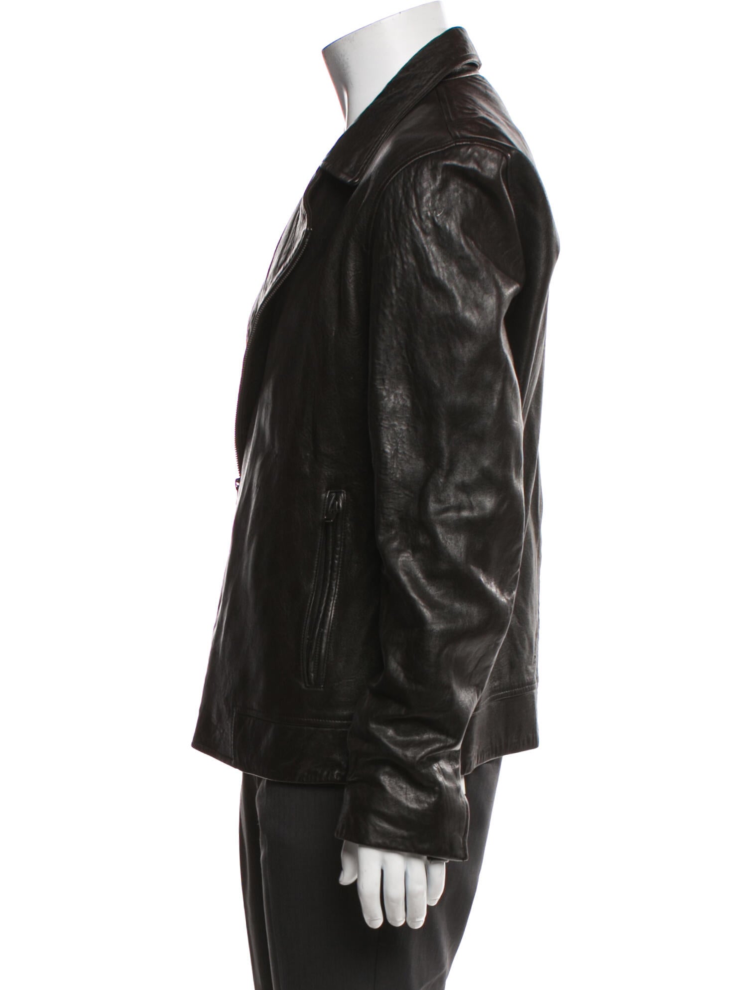 Theory Lamb Leather Moto Jacket