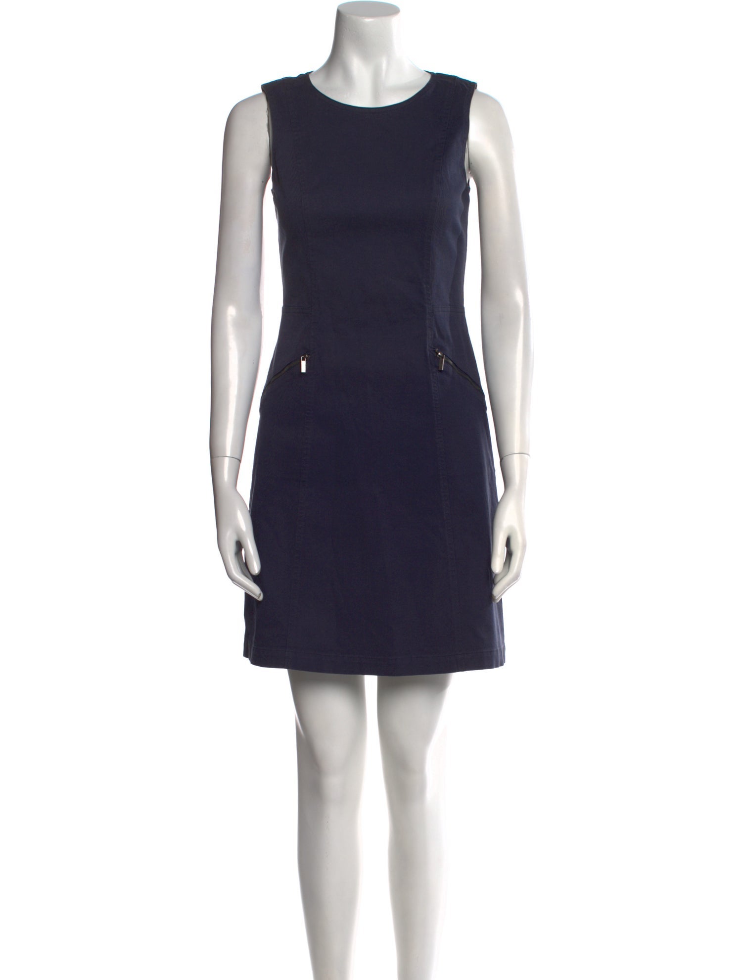 Theory Scoop Neck Mini Dress