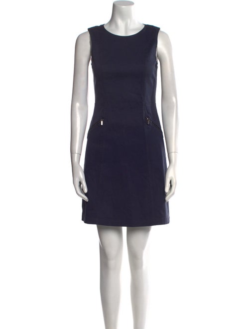 Theory Scoop Neck Mini Dress