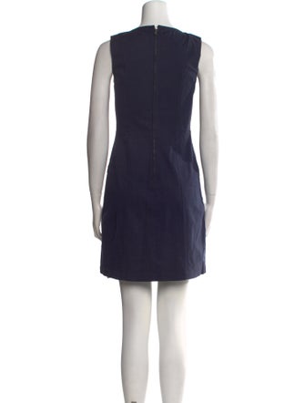 Theory Scoop Neck Mini Dress