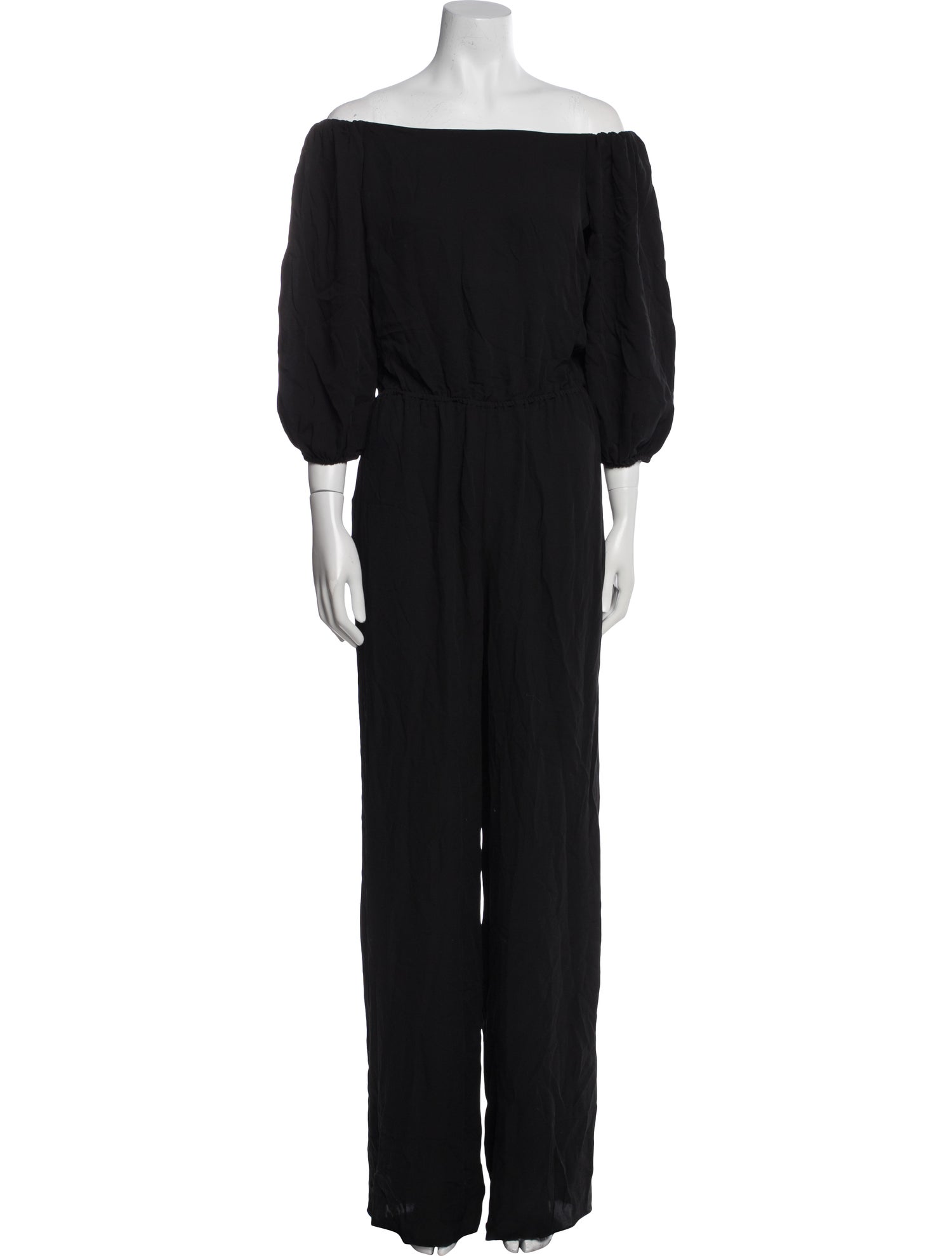 Theory Silk Bateau Neckline Jumpsuit