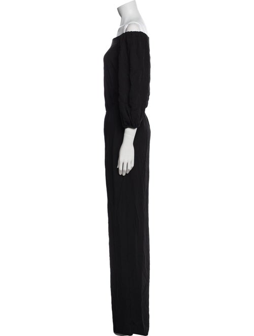 Theory Silk Bateau Neckline Jumpsuit