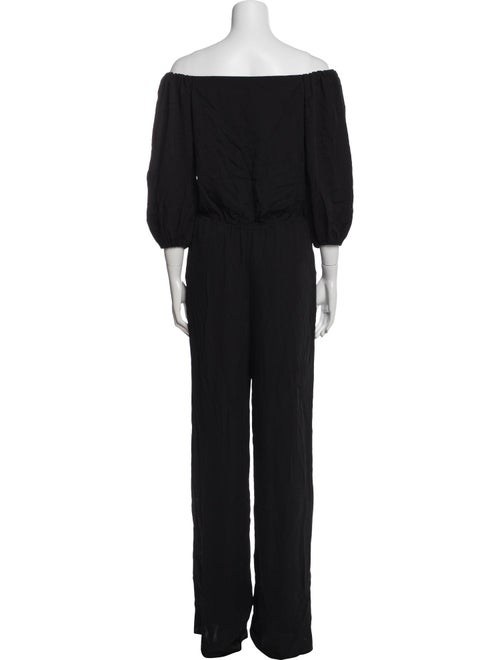 Theory Silk Bateau Neckline Jumpsuit