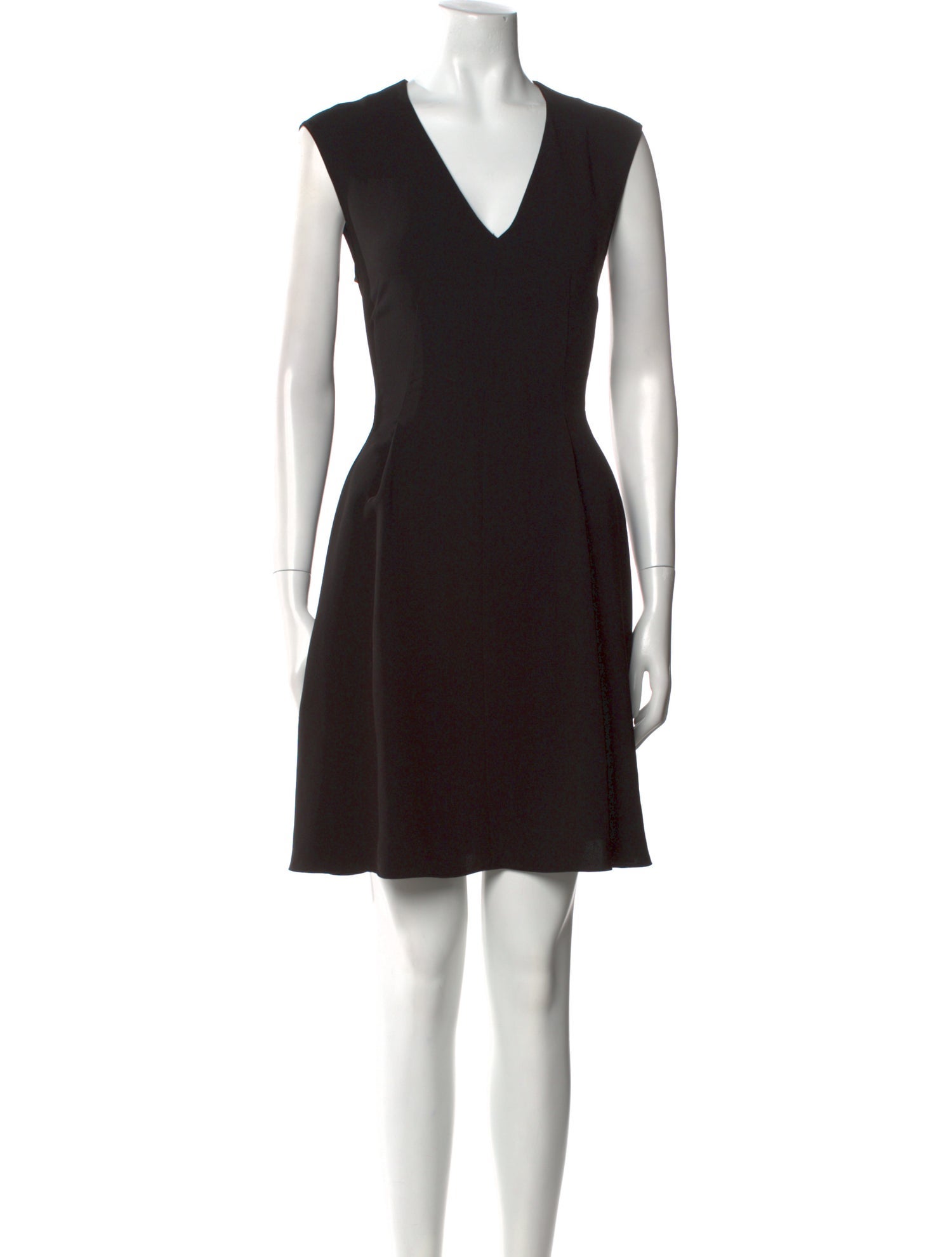 Theory V-Neck Mini Dress