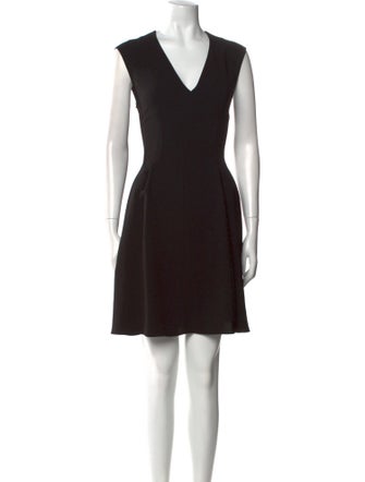 Theory V-Neck Mini Dress