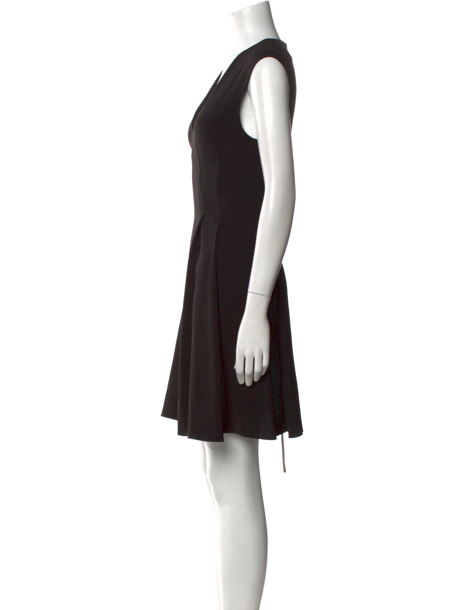 Theory V-Neck Mini Dress