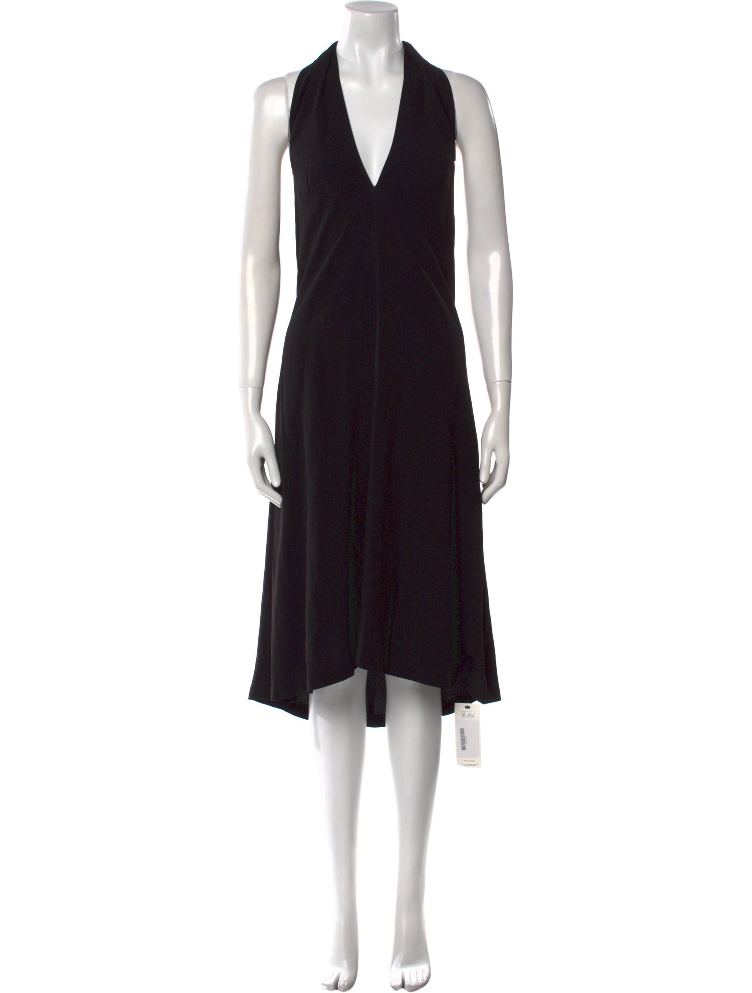 Theory V-Neck Midi Length Dress