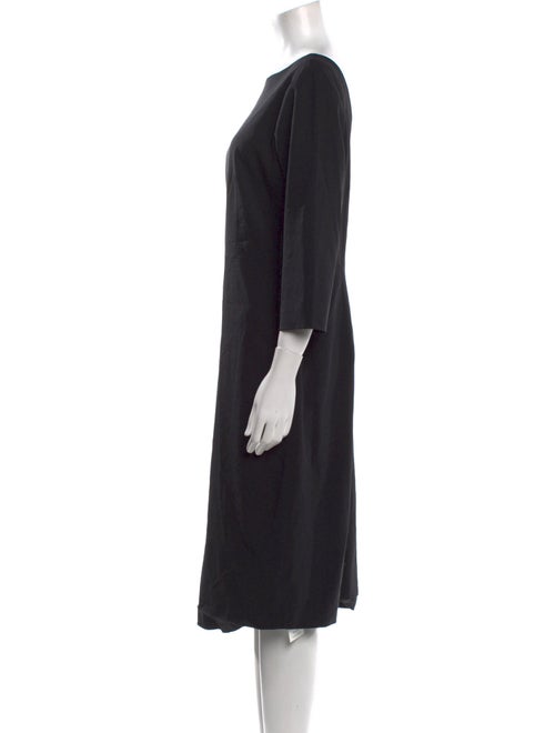 Theory Virgin Wool Midi Length Dress