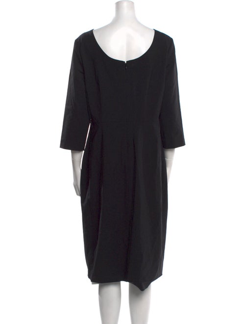 Theory Virgin Wool Midi Length Dress