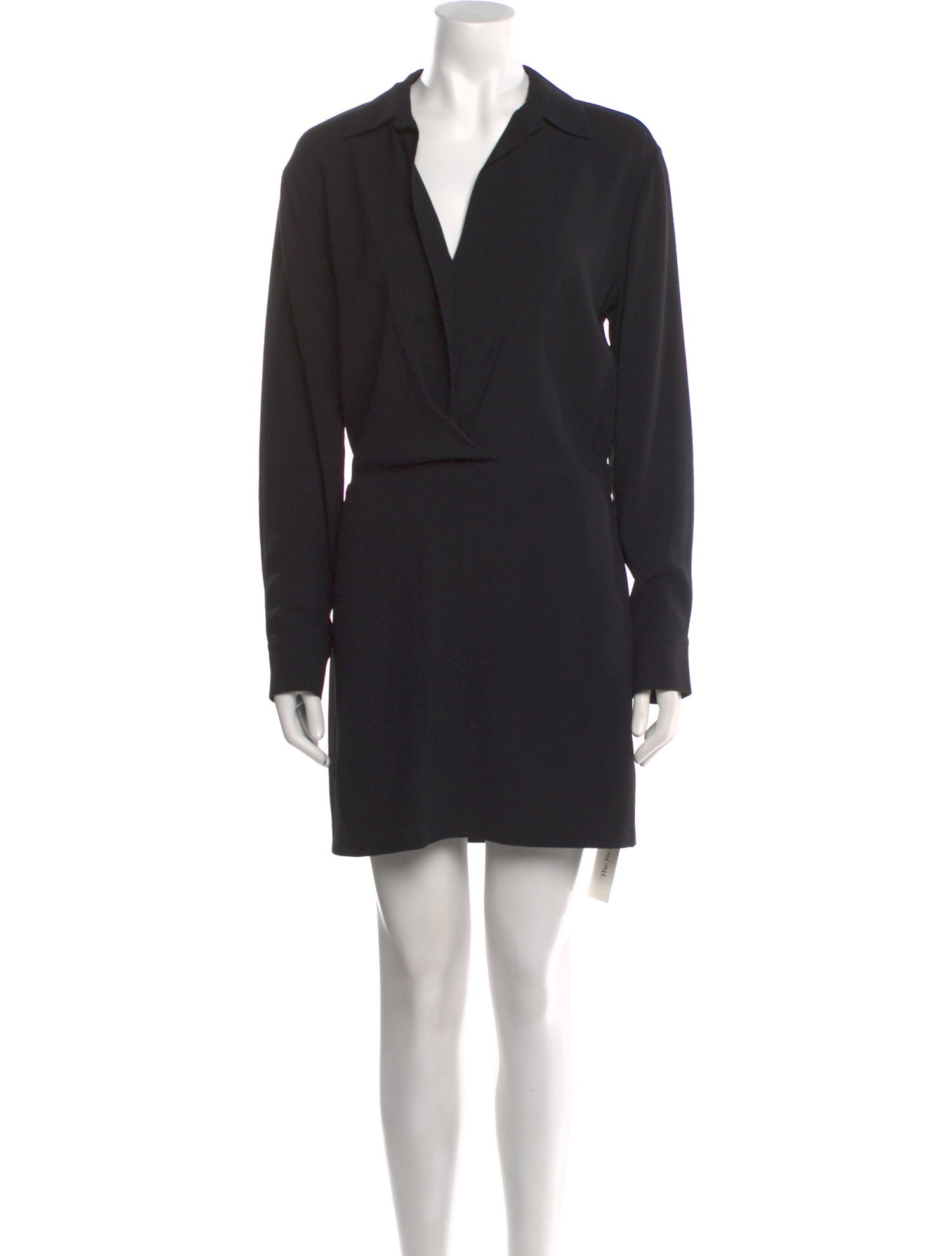 Theory V-Neck Mini Dress