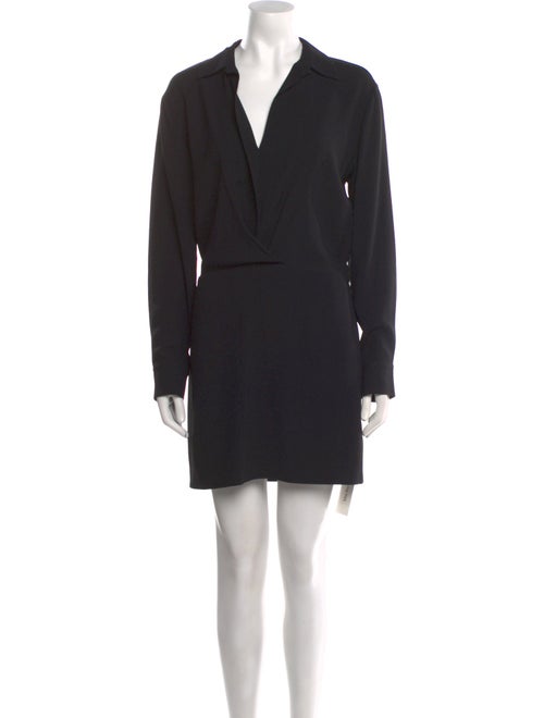 Theory V-Neck Mini Dress