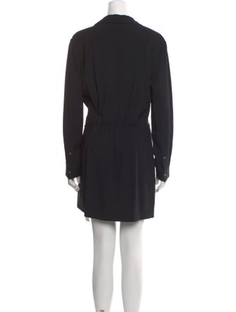 Theory V-Neck Mini Dress