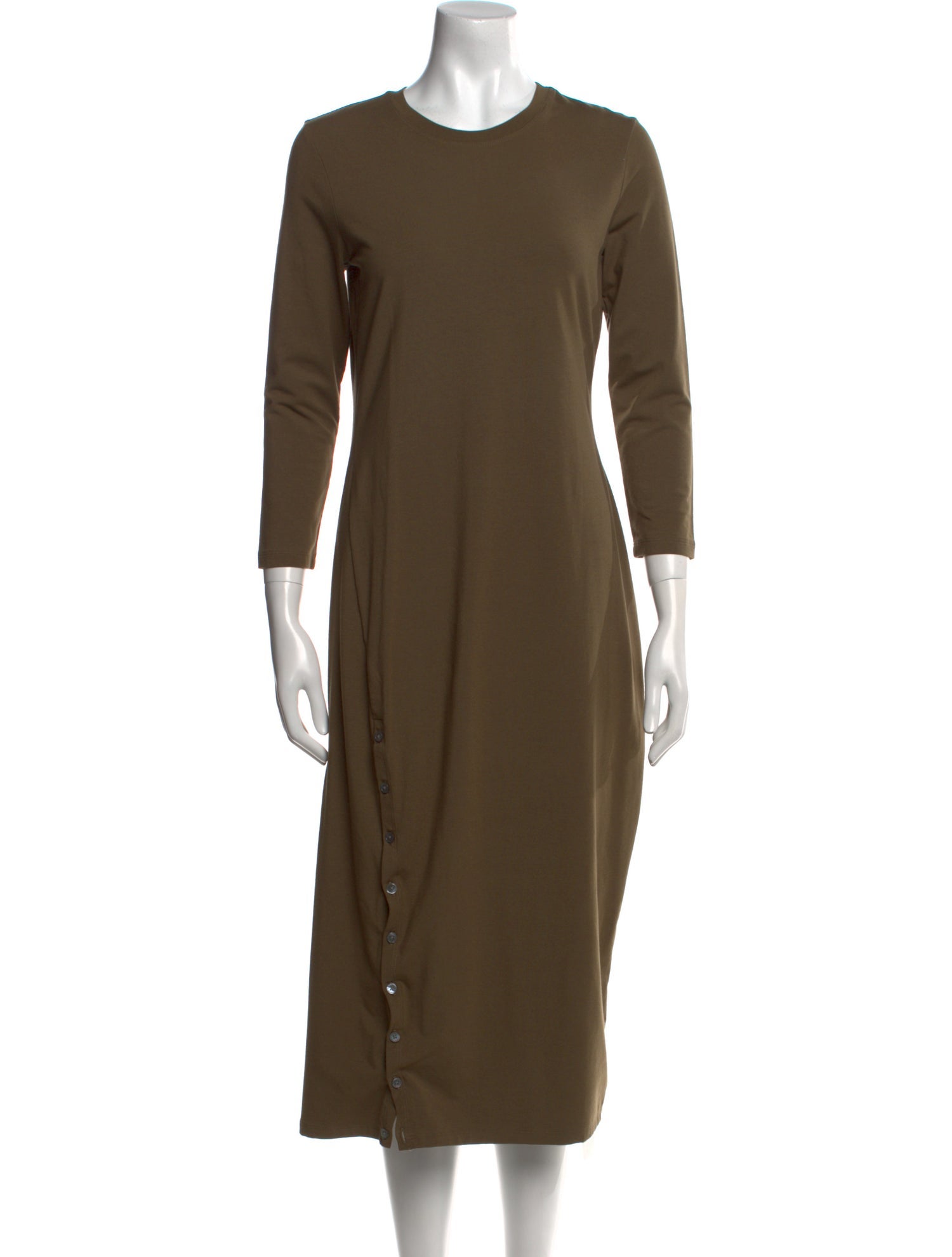 Theory Crew Neck Midi Length Dress