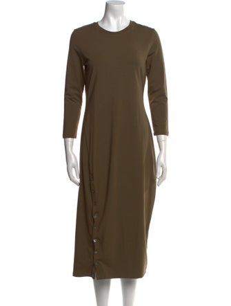 Theory Crew Neck Midi Length Dress