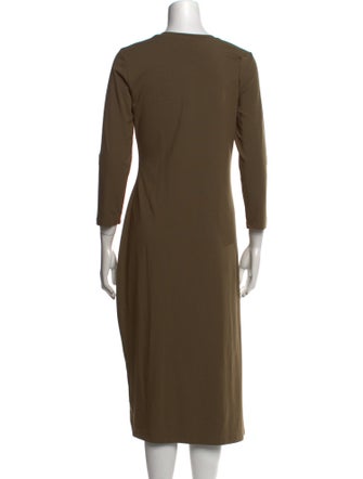 Theory Crew Neck Midi Length Dress