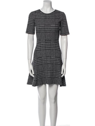 Theory Houndstooth Print Mini Dress