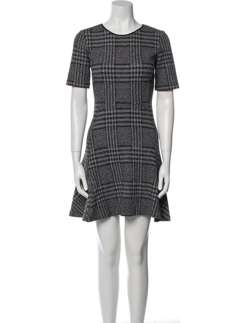 Theory Houndstooth Print Mini Dress