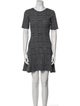 Theory Houndstooth Print Mini Dress