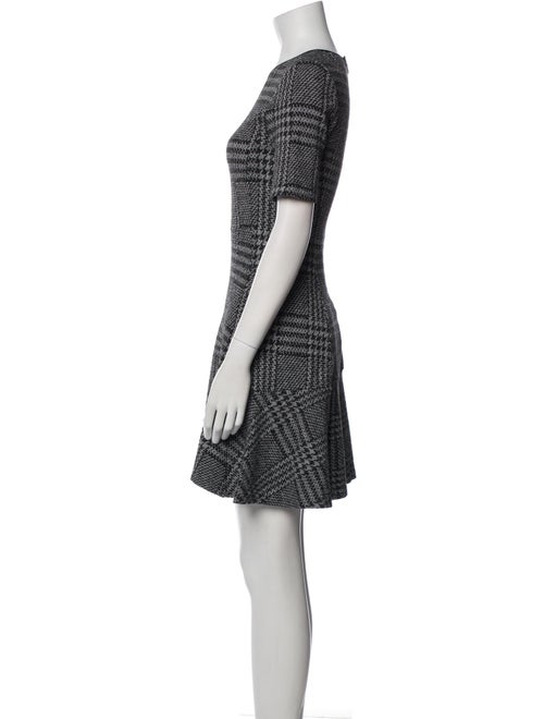 Theory Houndstooth Print Mini Dress