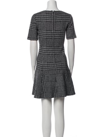 Theory Houndstooth Print Mini Dress