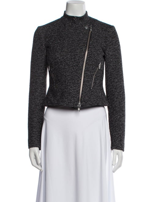 Theory Printed Biker Jacket