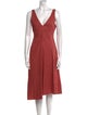 Theory V-Neck Midi Length Dress