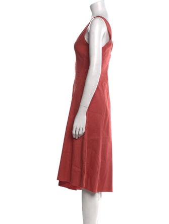 Theory V-Neck Midi Length Dress
