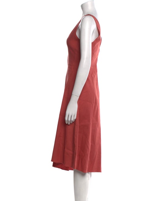 Theory V-Neck Midi Length Dress