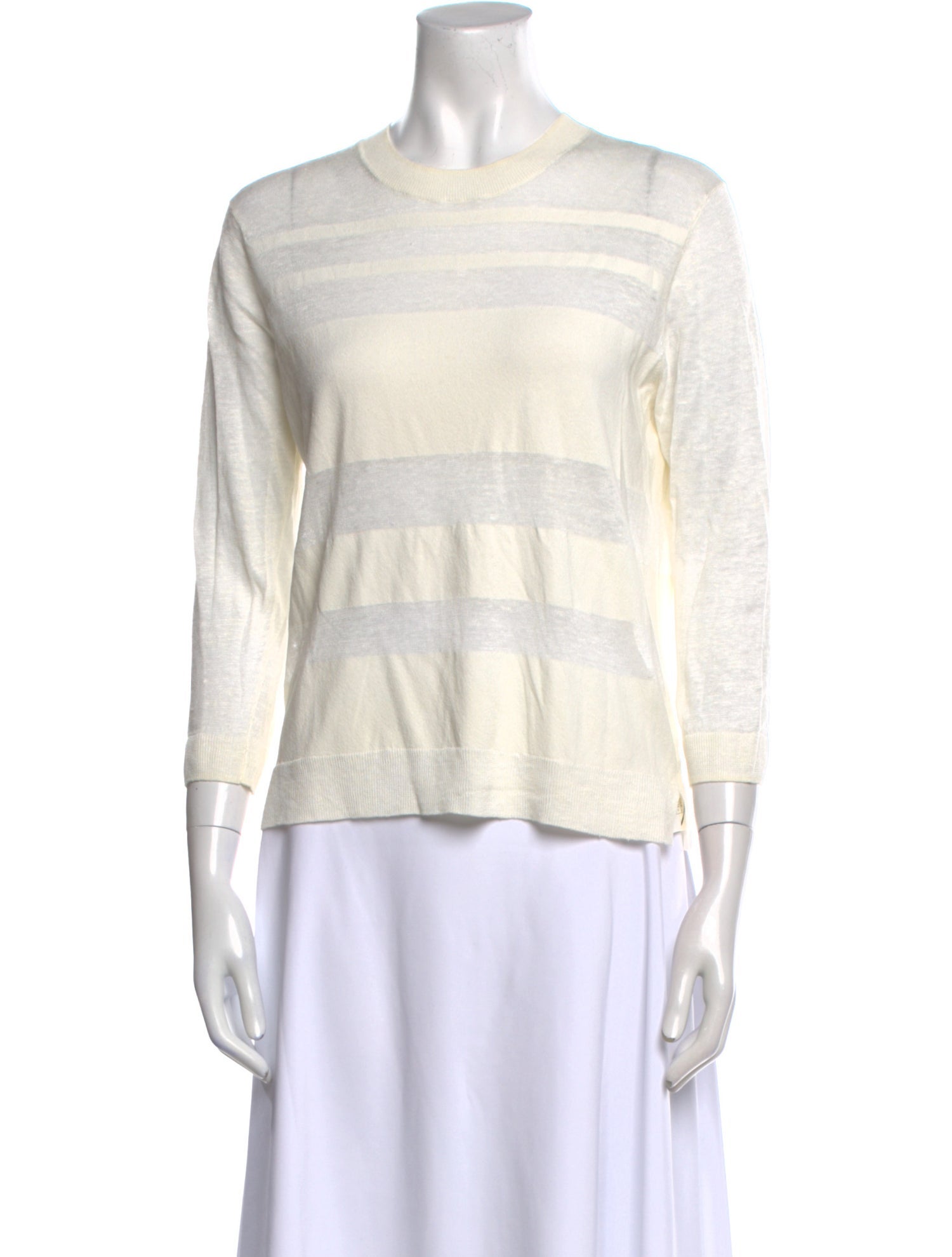 Theory Striped Crew Neck Sweater