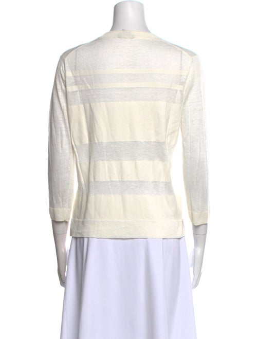 Theory Striped Crew Neck Sweater