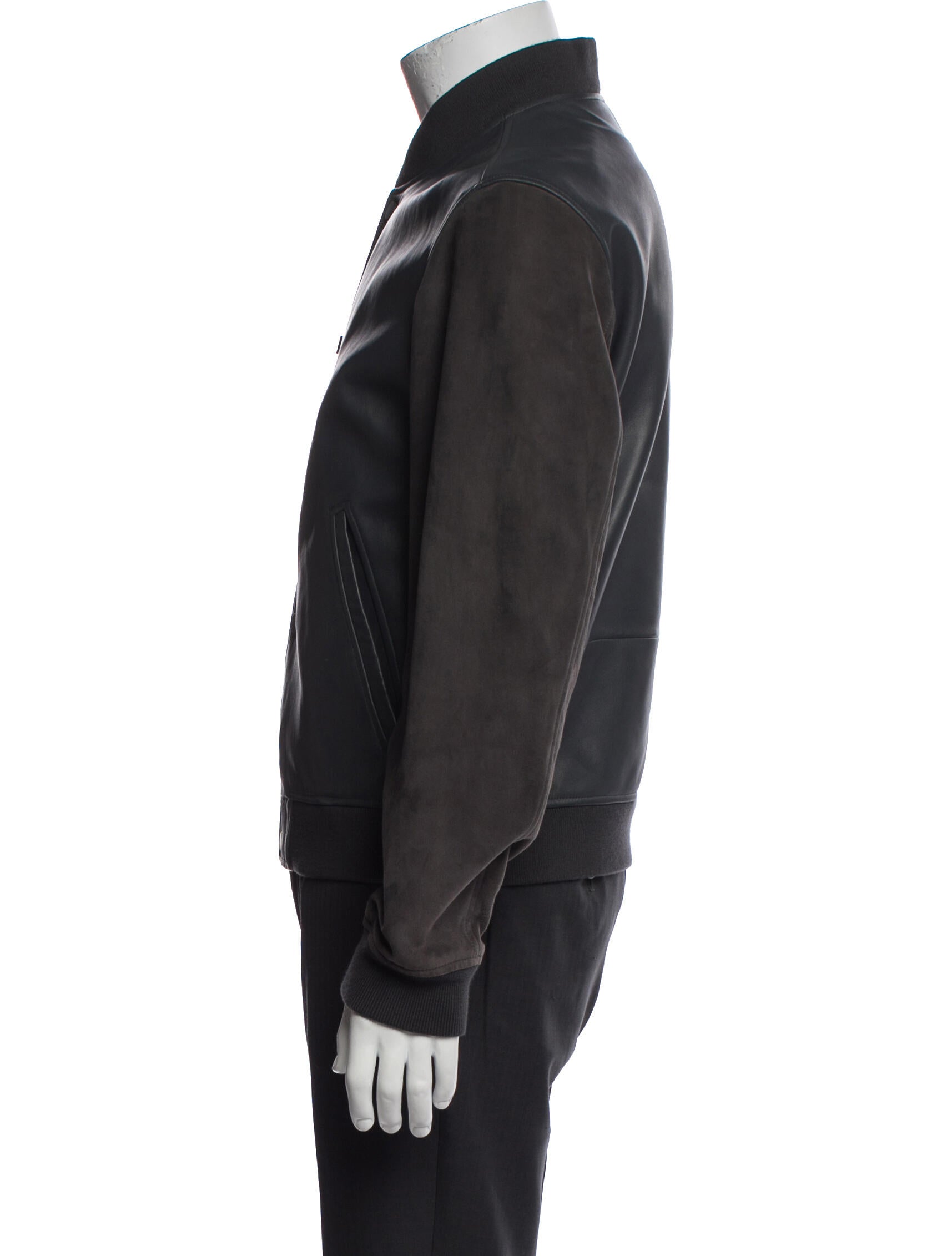 Theory Lamb Leather Bomber Jacket