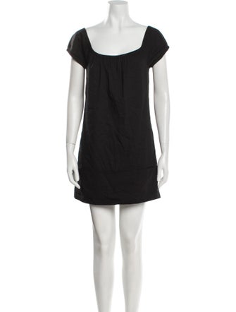 Theory Scoop Neck Mini Dress