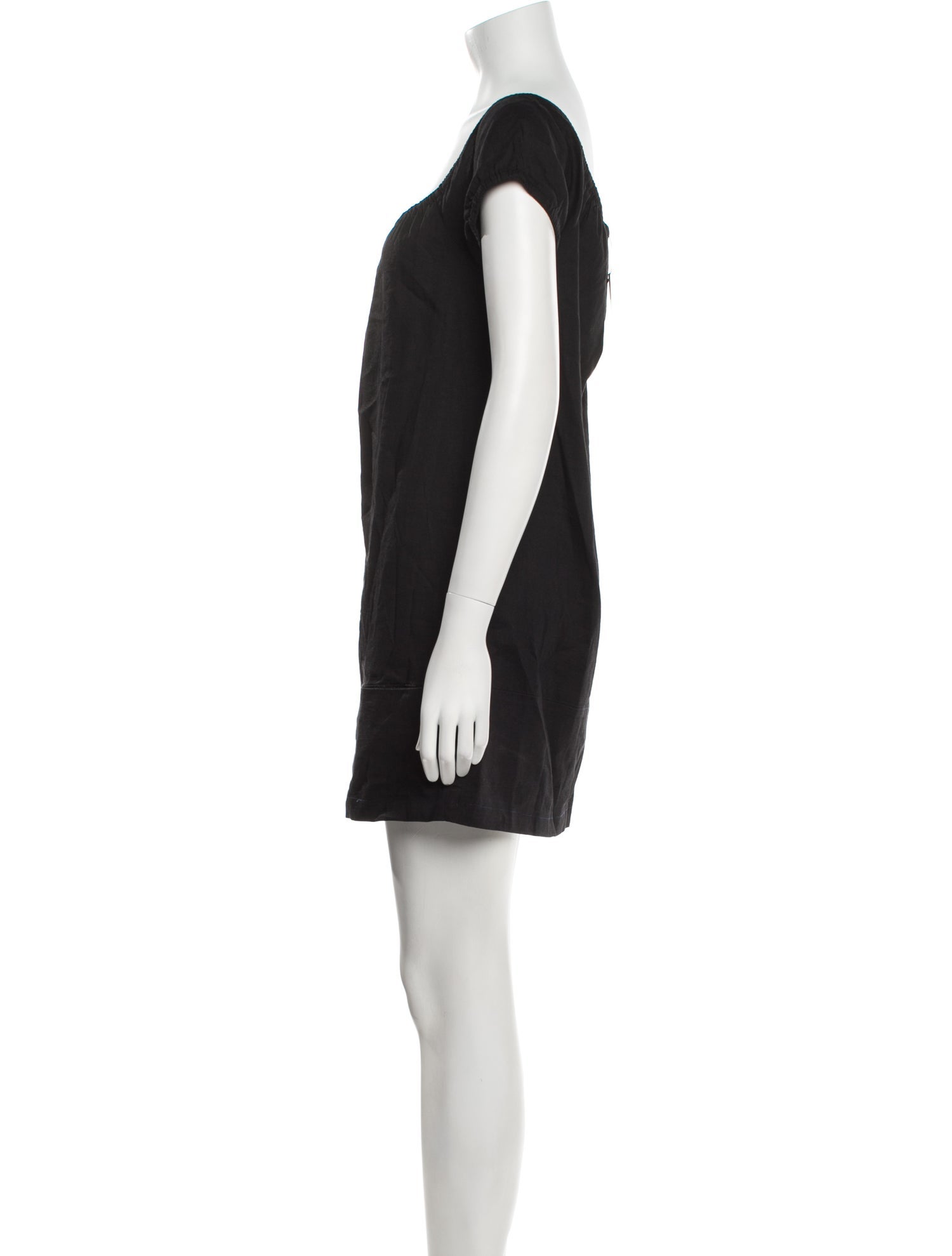 Theory Scoop Neck Mini Dress