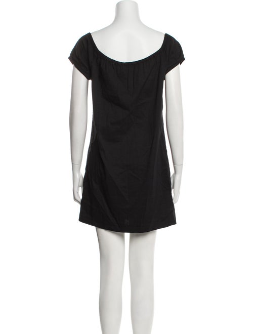 Theory Scoop Neck Mini Dress