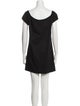 Theory Scoop Neck Mini Dress