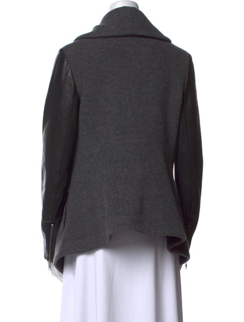 Theory Virgin Wool Open Front Sweater