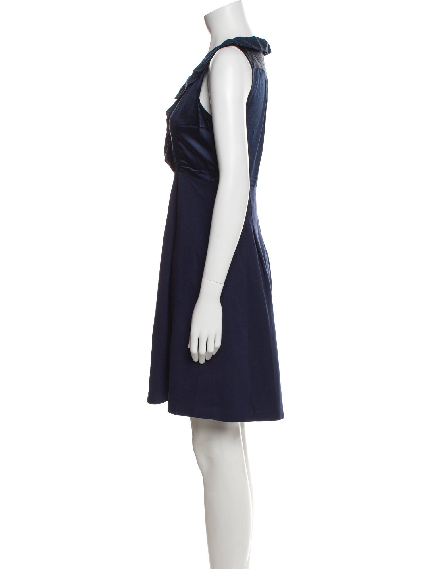 Theory Cowl Neck Knee-Length Dress