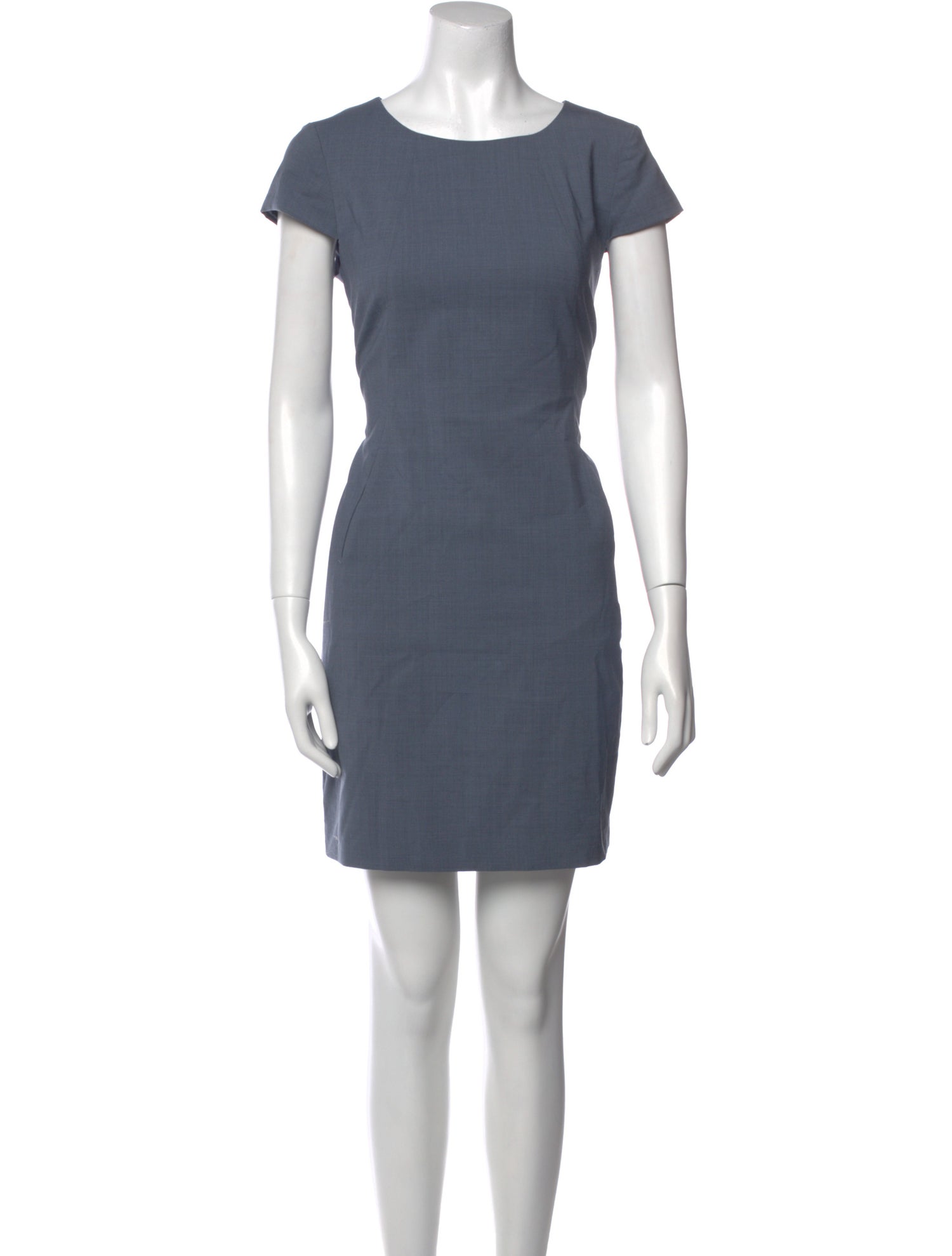 Theory Virgin Wool Mini Dress