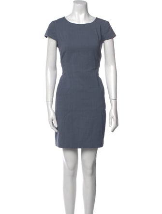 Theory Virgin Wool Mini Dress