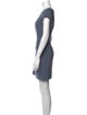 Theory Virgin Wool Mini Dress