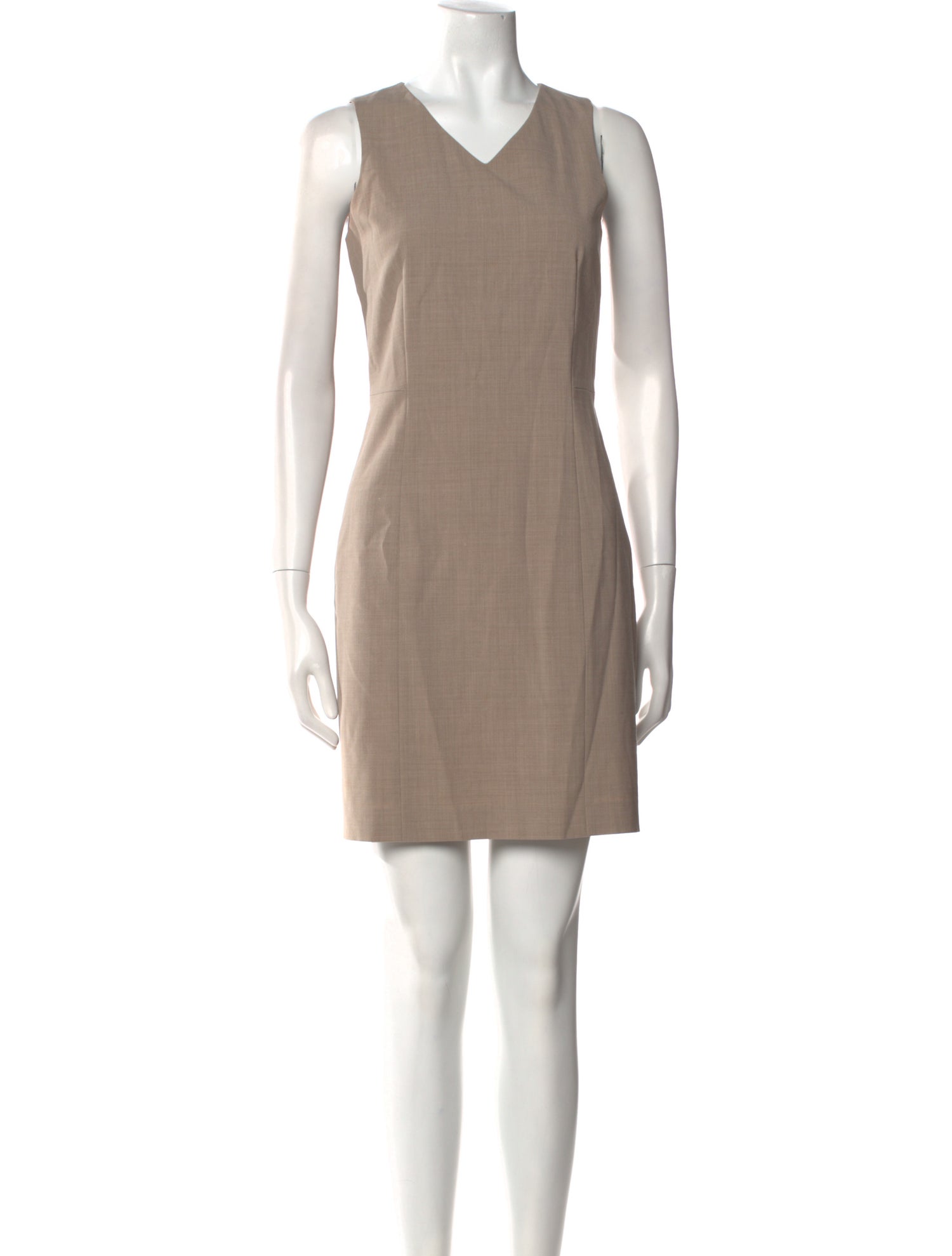 Theory V-Neck Mini Dress