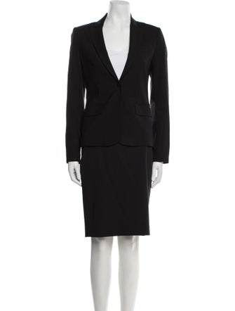 Theory Wool Skirt Suit