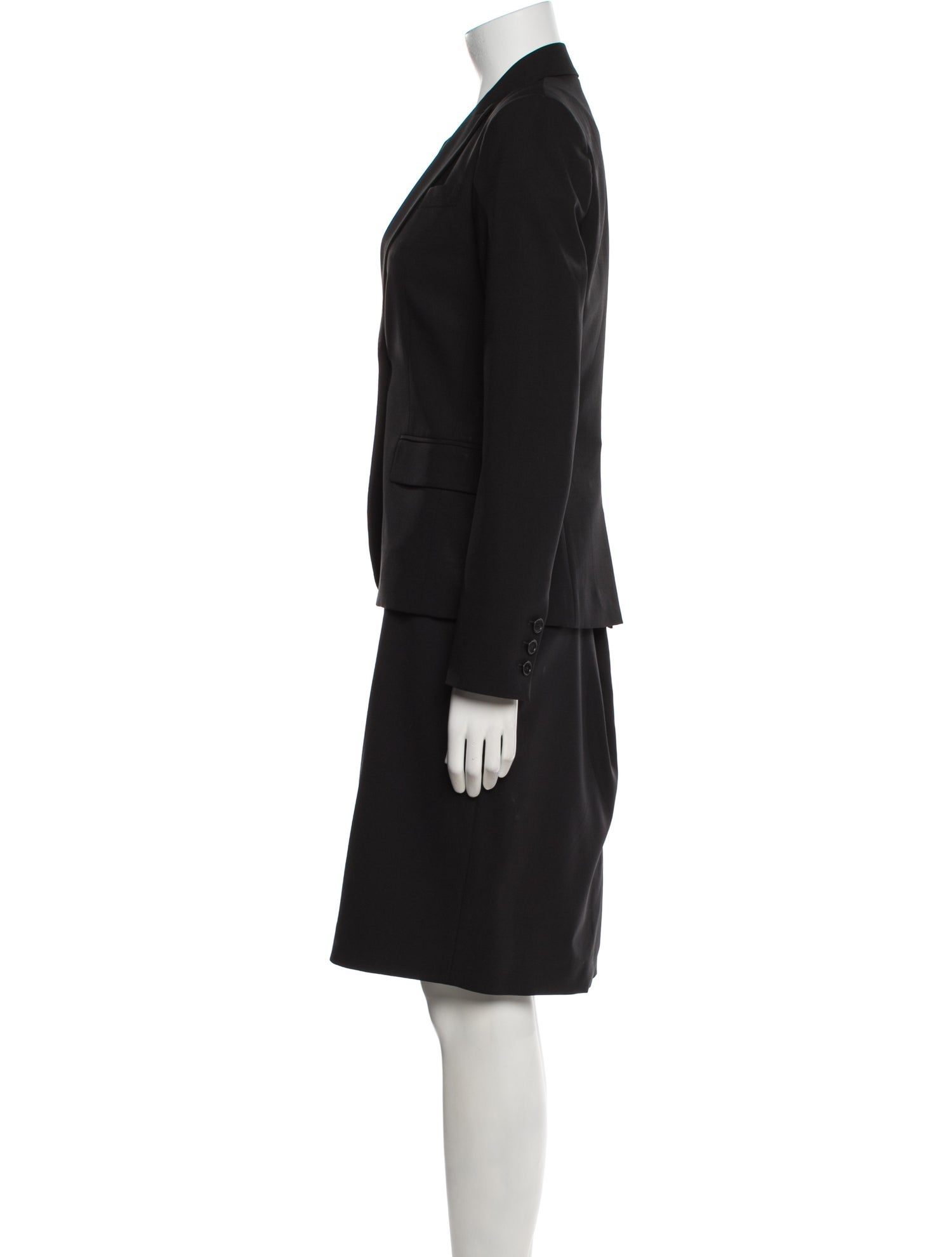 Theory Wool Skirt Suit
