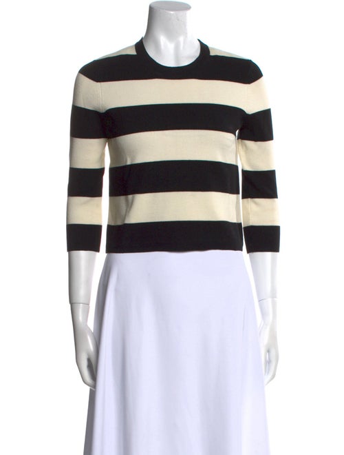 Theory Striped Crew Neck Sweater