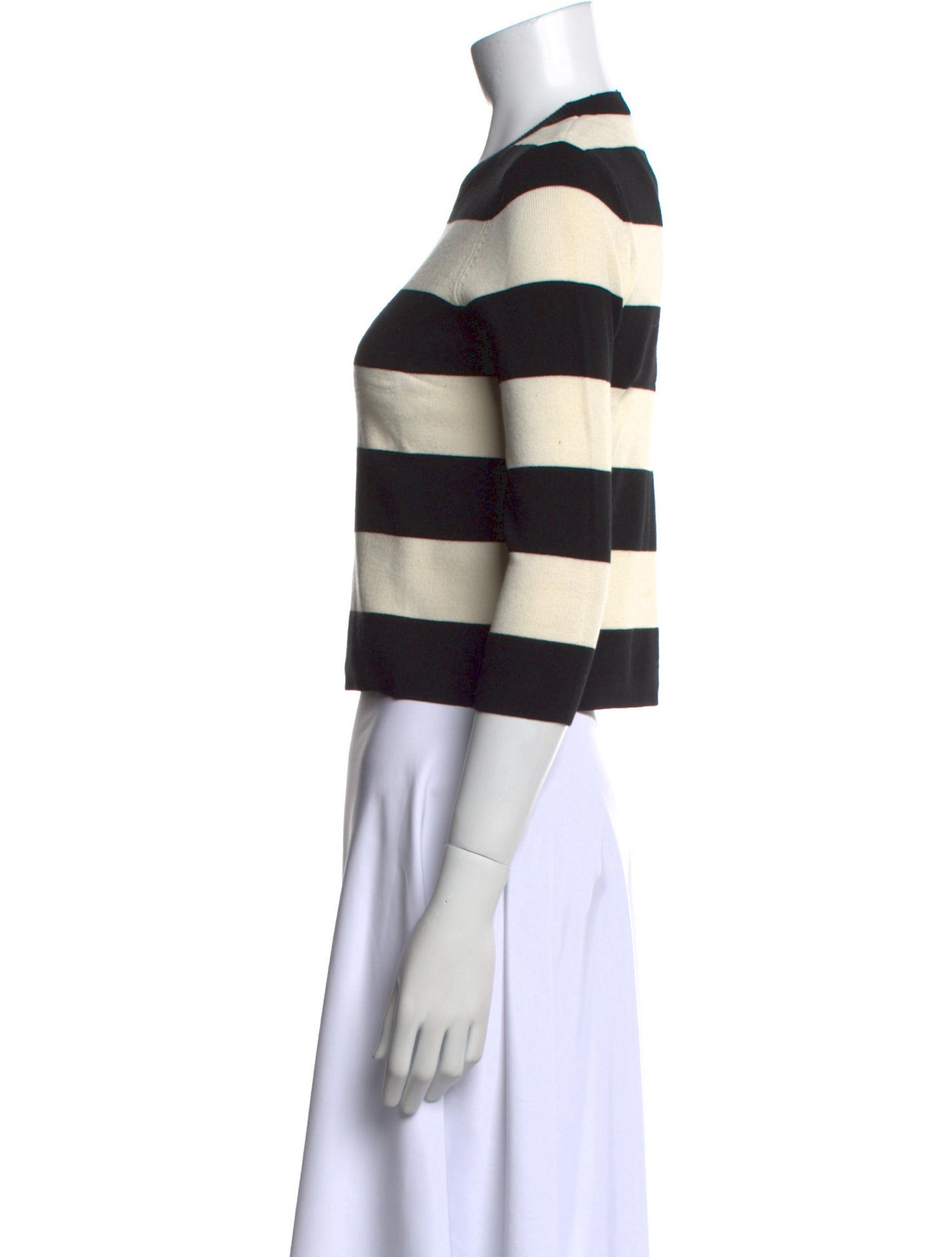 Theory Striped Crew Neck Sweater